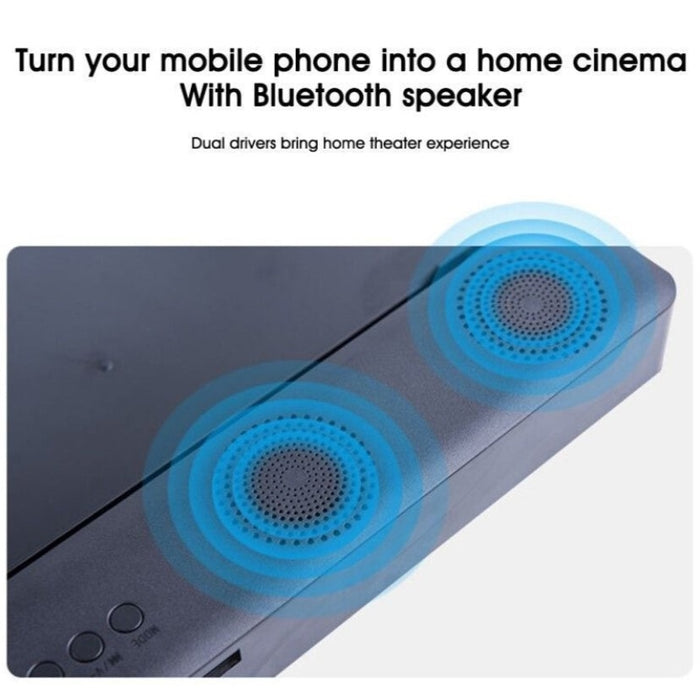 Képerősítő okostelefonhoz, HD, 10 hüvelykes Bluetooth hangszóróval