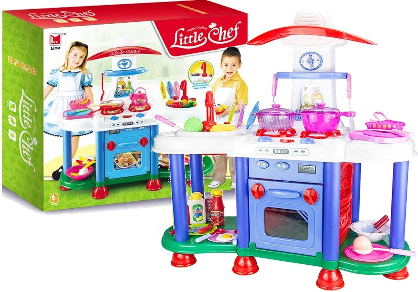 Bucatarie Divendi Little Chef cu 48 de accesorii