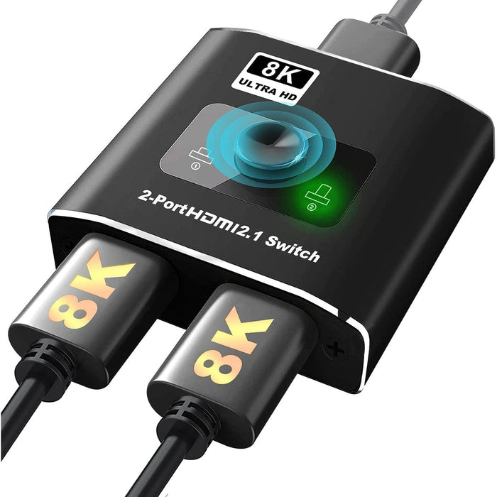 Splitter - Switch HDMI 8K, 2 porturi HDMI 2.1 Switch