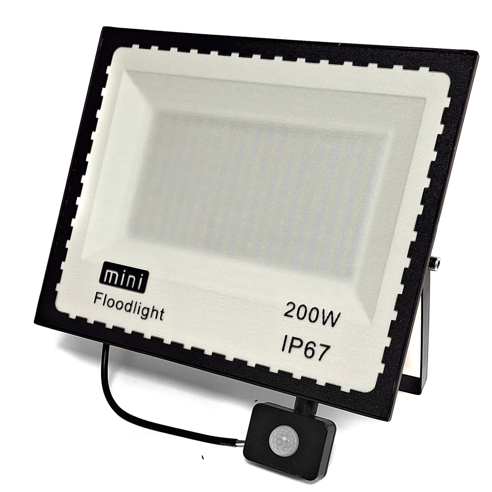 Proiector halogen LED 200 W cu senzor de miscare