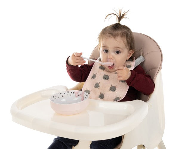 Scaun de masa pentru bebelusi si copii, 3 in 1 Multifunctional, inaltime ajustabila, Roz