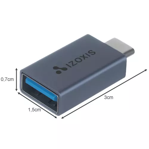 Adaptor USB 3.0 la USB Type-C, viteza transfer date 5 Gbps