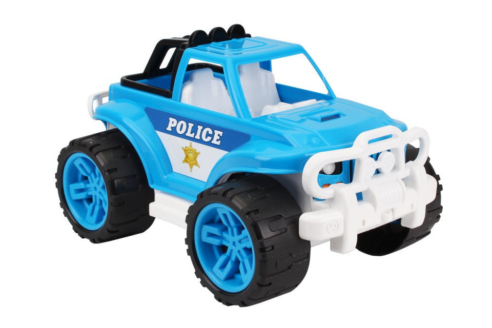 Masinuta de politie, SUV 4x4 TechnoK, in cutie