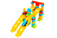 Set 90 de cuburi de constructie cu 2 masinute TechnoK