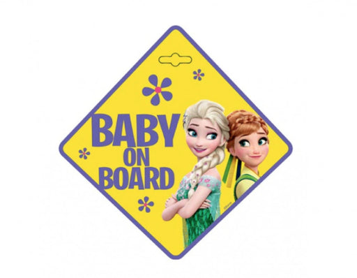 Indicator Baby On Board Frozen, galben