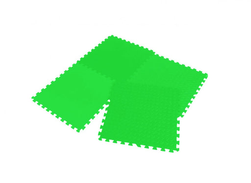 Covor puzzle 4 piese 60x60 cm, 12 mm, verde