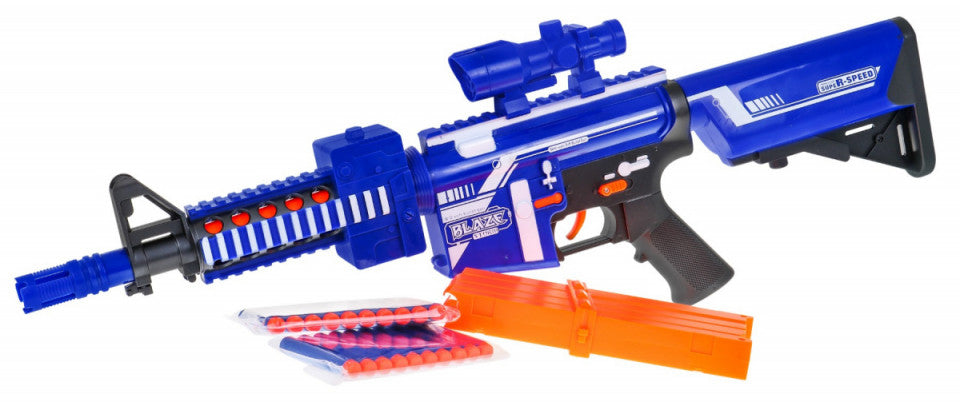 Arma de jucarie Blaze Storm Supe-R Speed, semi automata cu baterii si 20 gloante