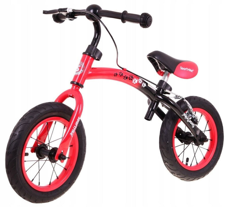 Bicicleta fara pedale cu cadru reversibil Boomerang WB-06, rosu