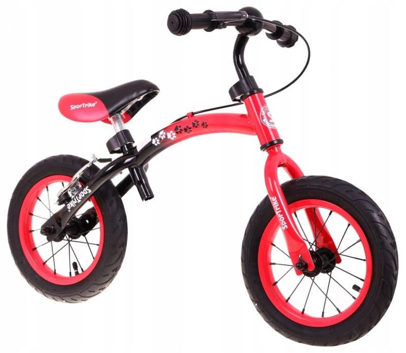 Bicicleta fara pedale cu cadru reversibil Boomerang WB-06, rosu