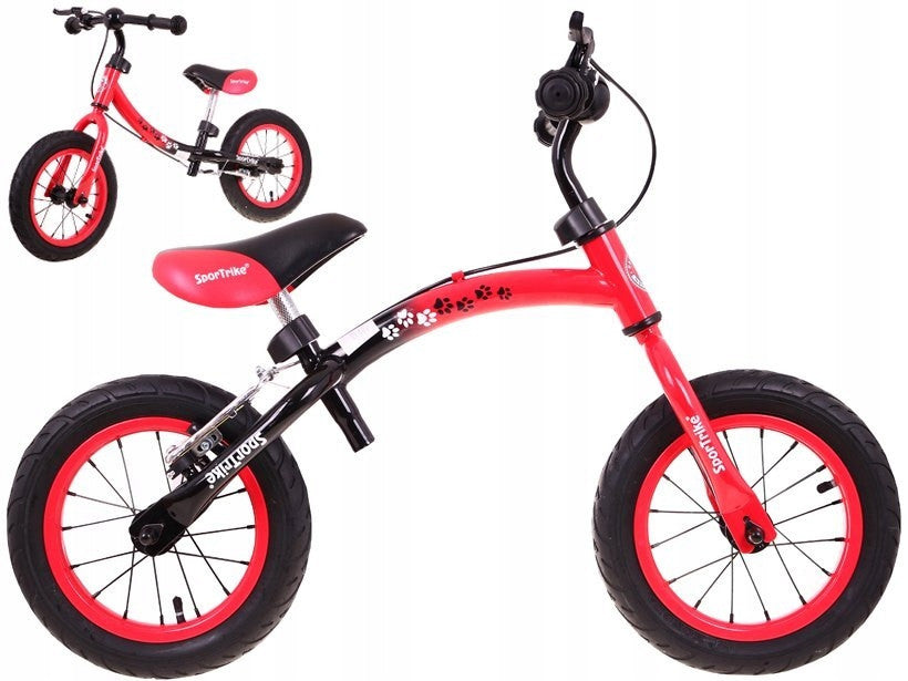 Bicicleta fara pedale cu cadru reversibil Boomerang WB-06, rosu