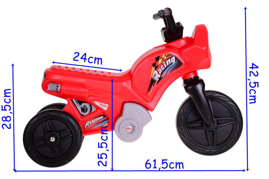 Motocicleta premergator Mochtoys, rosu