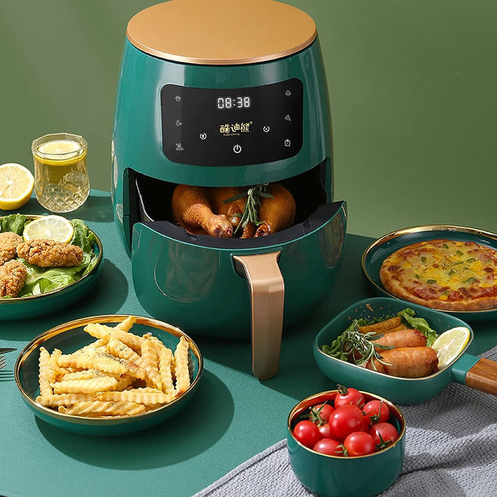 Hot Air Fryer Air Fryer 2400W, 6L, ψηφιακή οθόνη και έλεγχος LCD Touch LCD