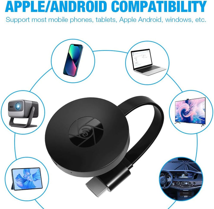 Adaptor Transmitator HDMI wireless full HD - Chromecast - dispozitiv de streaming pentru TV 1080px