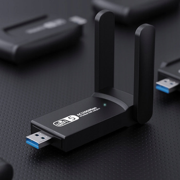 Безжичен адаптер USB3.0 Extender, 1200 Mbps, WiFi сигнални усилвател