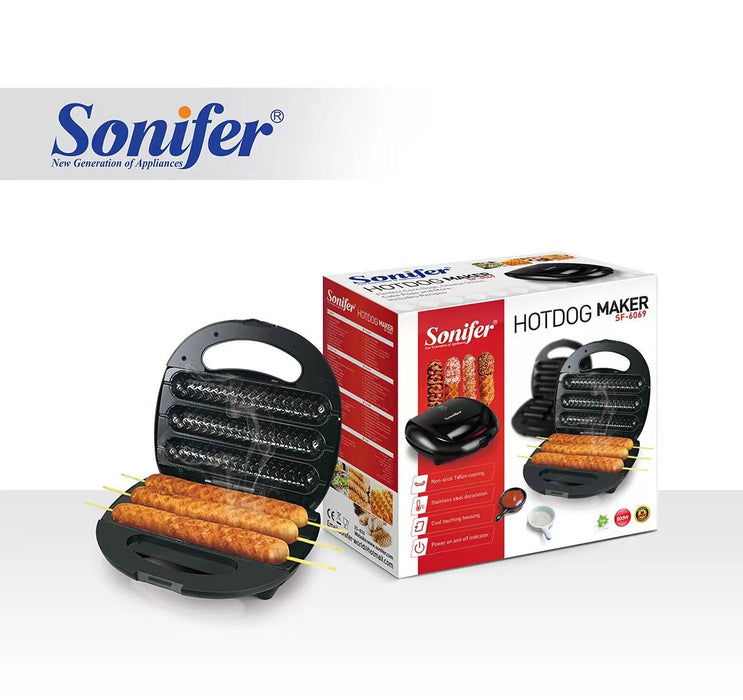 Aparat de prajit hotdog maker, marca SONIFER SF 6069 800W