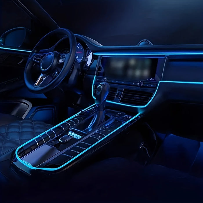 Banda LED RGB cu lumina ambientala pentru interiorul masinii, 2m, 3m sau 5m lungime