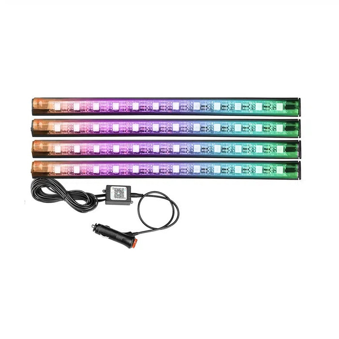 LED sávok RGB Auto, CLL-5, 12V, App Control és távirányító, 4x22.5cm