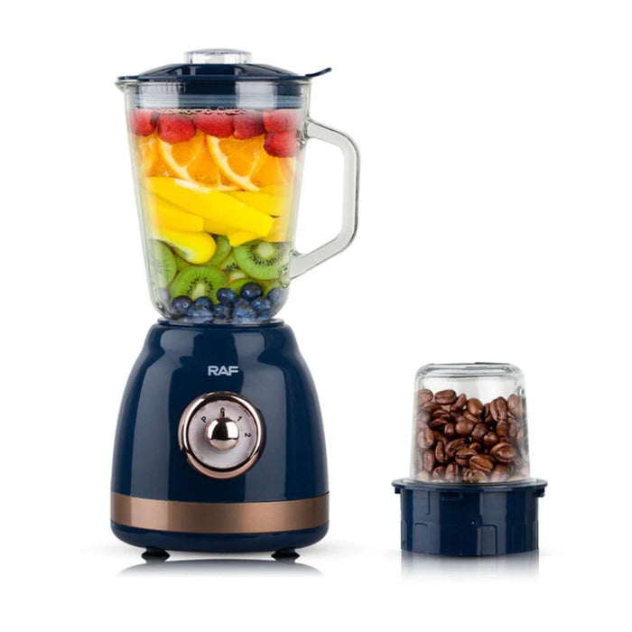 RAF R-2827L Electric Blender με γυάλινο κύπελλο, 1,5L, 1000W + Coffee Grinder