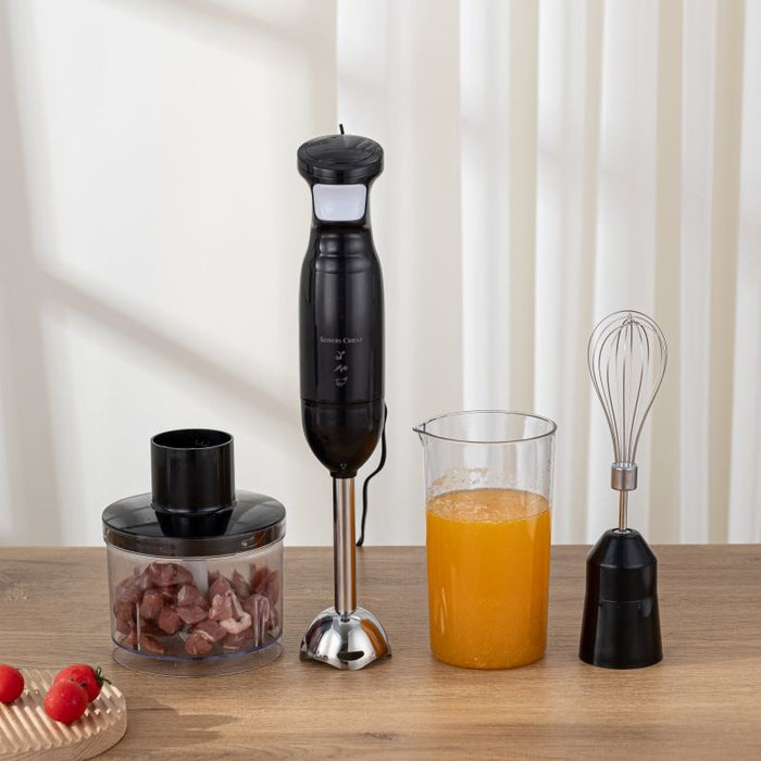 Electric Hand Blender, SC-8041, με 4 αξεσουάρ, 400W, μαύρο