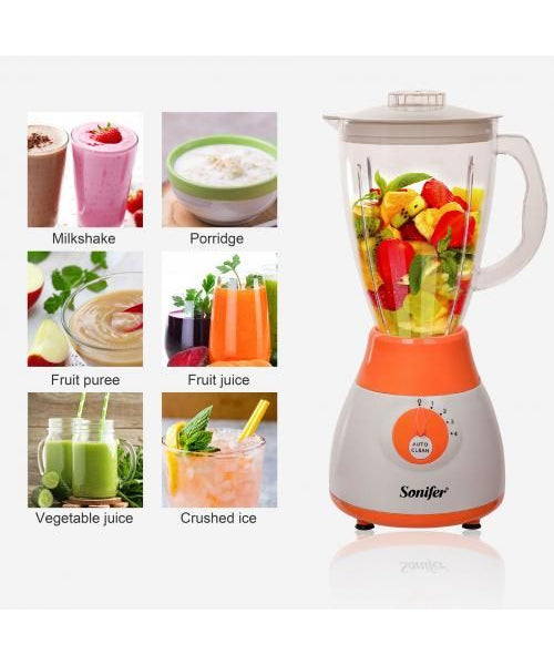 Blender electric multifunctional Sonifer SF-8009 300W, 4 viteze