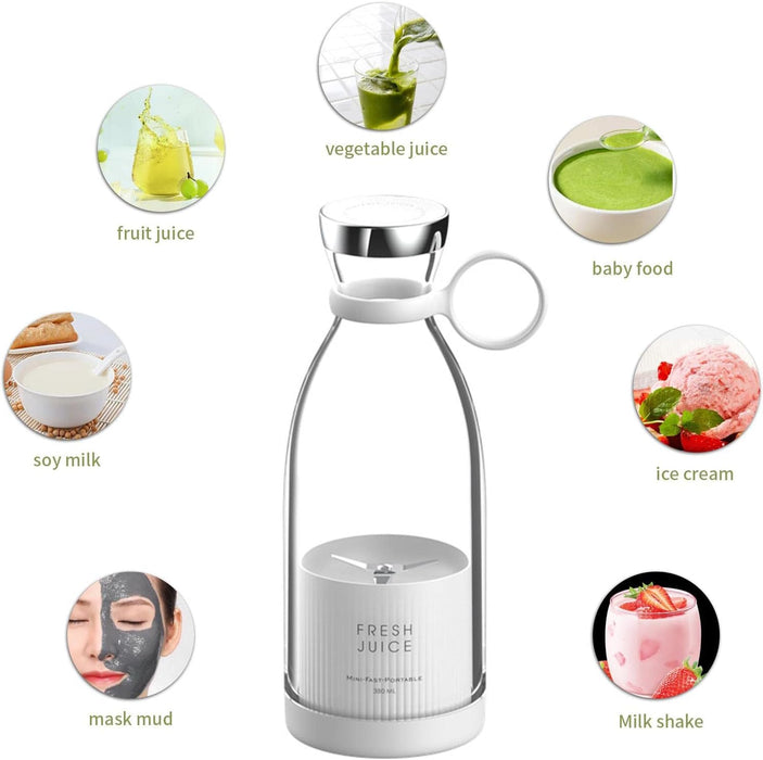 Portable Electric Blender Smoothie & Shake, χωρητικότητα 420 ml, ισχύς 40W