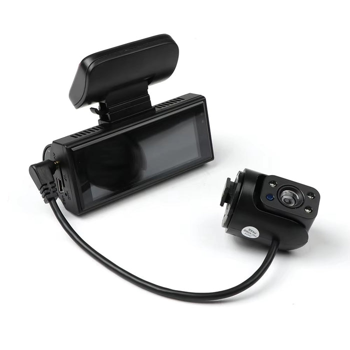 DVR Double Car Camera 3.16 ", Full HD 1080p, G-Sensor, IR, 170 °, сребро