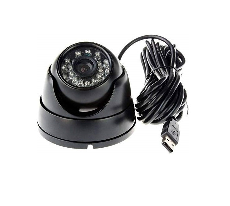 WiFi CCTV DVR Dome SurveAly Camera, със запис на TF карта, интериор, водоустойчив, черно