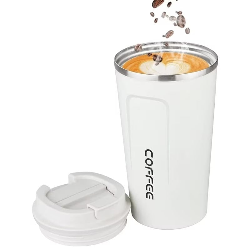 Cana termos Coffee, Capacitate 510 ml, Cafea sau alte bauturi, Inox