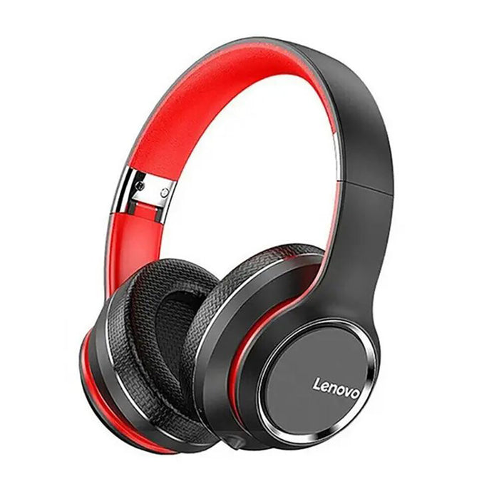 Castle On-Ear Gaming Wireless, Lenovo, HD200, Bluetooth 5.0, Black-Rosu