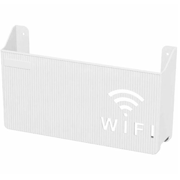 Suport pentru ruter Wi-fi,Constructie solida din plastic,Alb