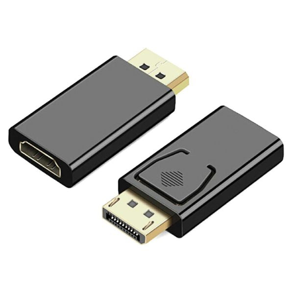 Adaptor DisplayPort la HDMI pentru TV/Proiector Viteza 10.8 GB/s, Negru