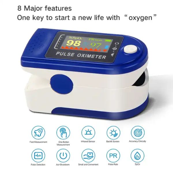 Pulsoximetru pentru deget, Determina cantitatea de oxigen din sange si pulsul