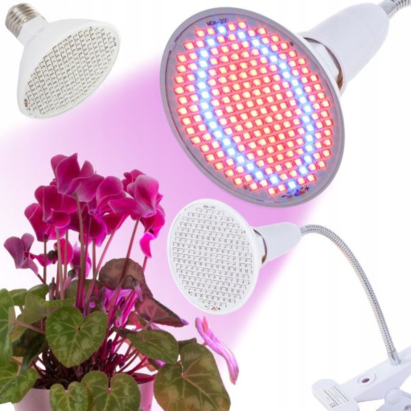 Lampa cu 200 LED-uri pentru cresterea plantelor, Prindere cu clips - 1 | YEO