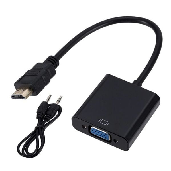 Convertor HDMI la VGA,Rezolutie FullHD 1080,Tehnologie Plug&Play