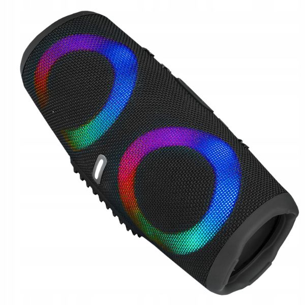 Στερεοφωνικό ηχείο Bluetooth με πολύχρωμο, στερεοφωνικό φως περιβάλλοντος
