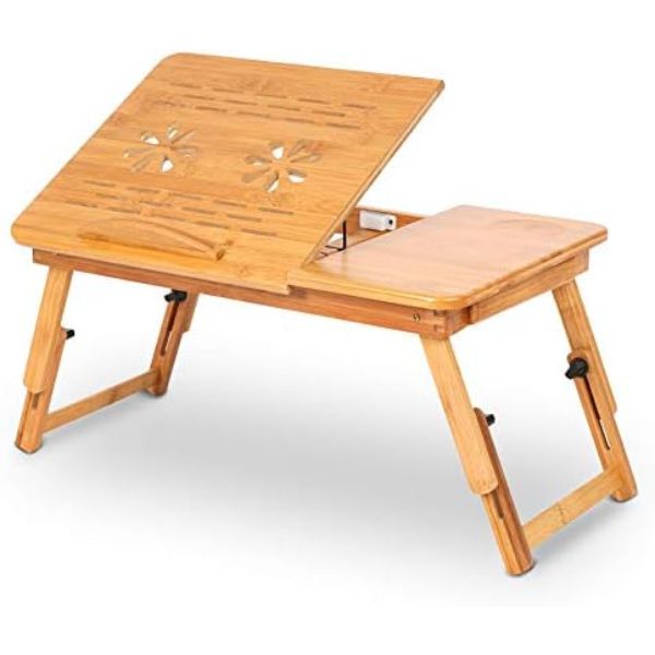 Masa suport pentru laptop din lemn de bambus