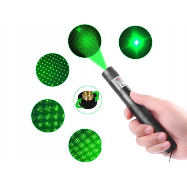 Laser pointer verde pentru prezentari,Putere < 10.000 MW - 3 | YEO