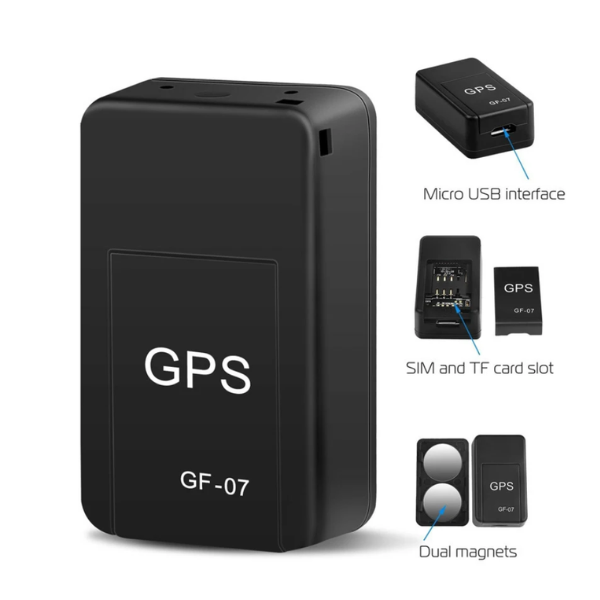 Mini dispozitiv de urmarire prin GPS, cu microfon incorporat, 4-6 zile de functionare pe acumulator