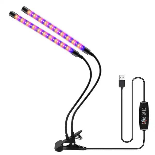 Set 2 lampi UV LED pentru stimularea cresterii plantelor