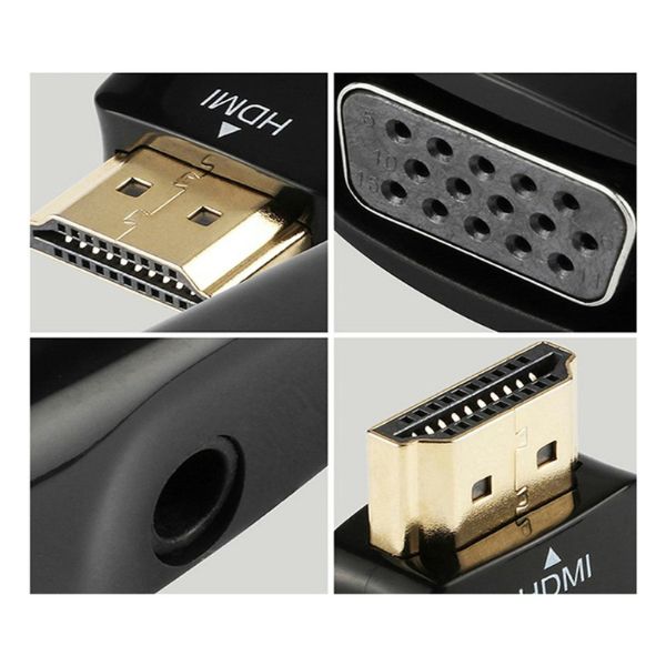 Adaptor HDMI VGA,Compatibil cu smartphone si tablete - 2 | YEO