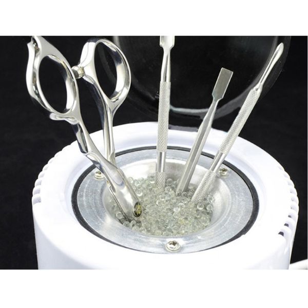 Sterilizator pentru ustensile metalice mici, cu bile de sticla, 100W