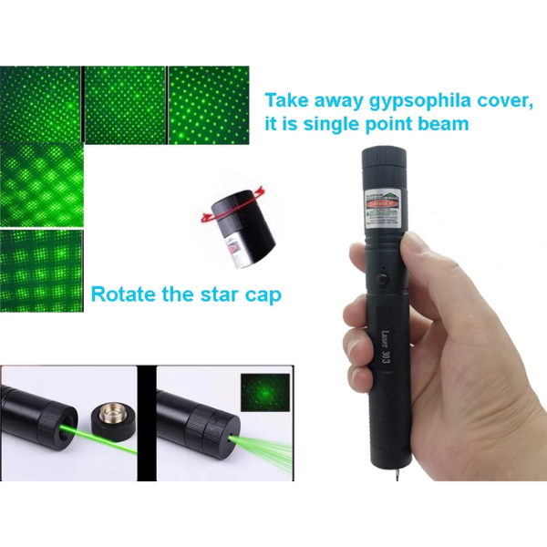 Laser pointer verde pentru prezentari,Putere < 10.000 MW