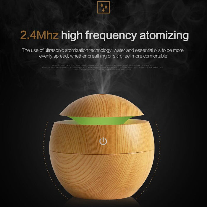 Az epe hangszóró ultrahanggal és párásító aromaterápiás LED golyóval.