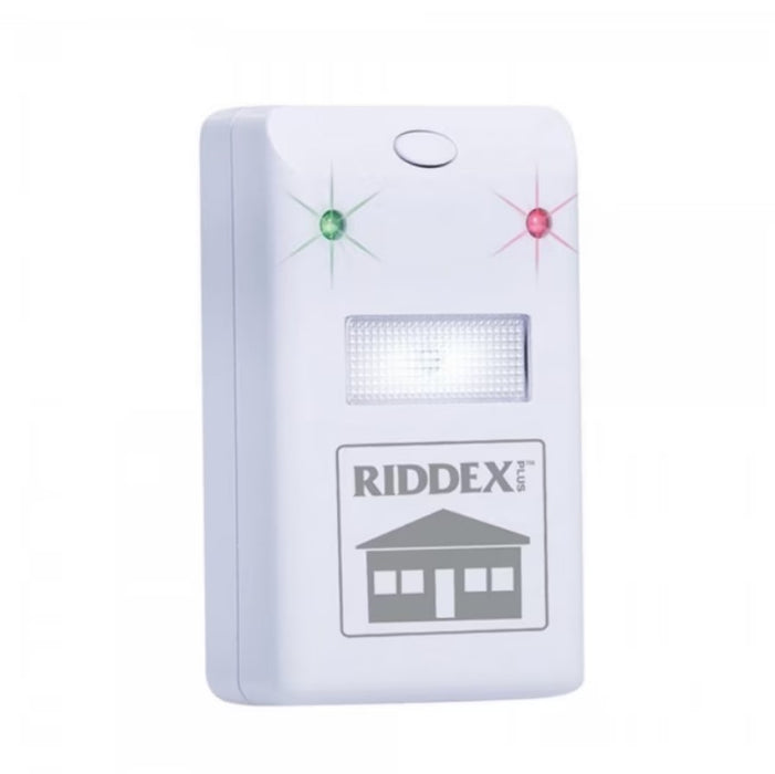 Dispozitiv cu ultrasunete Riddex PLUS, anti-daunatori, anti-insecte, anti-rozatoare, alb