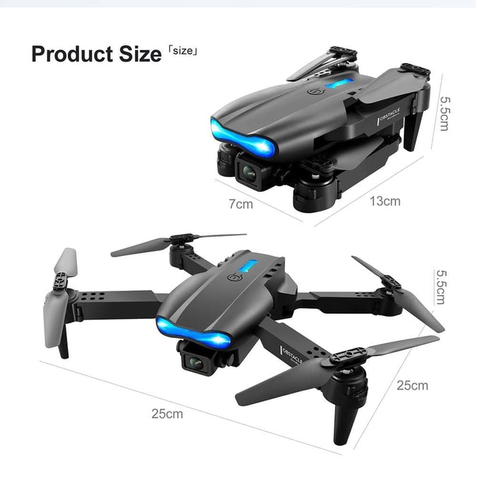 Falcon DM700 Drone, Foldable, HD κάμερα, με τηλεχειριστήριο 2,4g, μέγιστη απόσταση 300 μέτρων, μαύρο