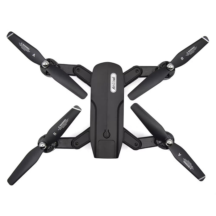 Typhoon Drone με GPS, 1080px, 4K HD κάμερα, RC, πτυσσόμενο, 20-25 λεπτά αυτονομία πτήσης, μαύρη