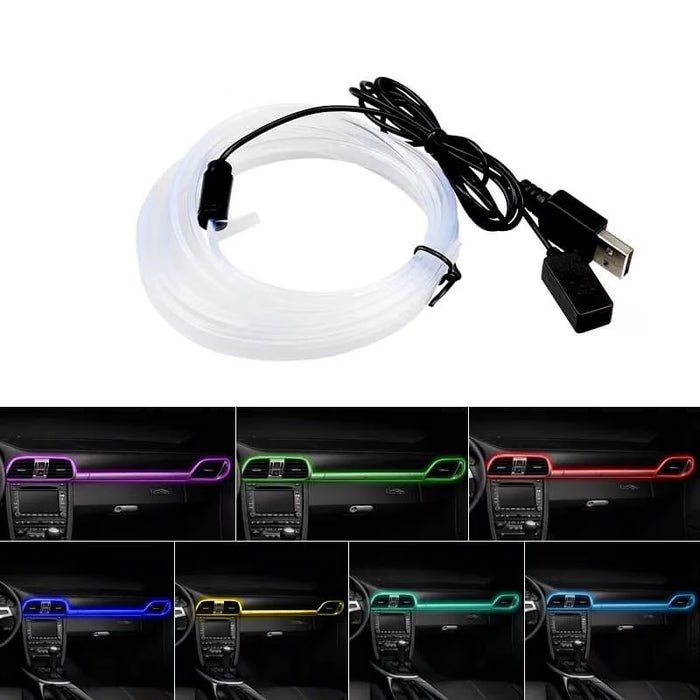 RGB Wire Auto Ambient Light, USB Jack Power, 3m, 7 χρώματα