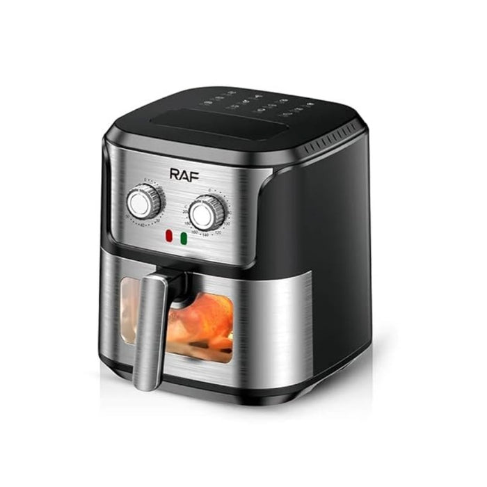 Electric Fryer με RAF-5329, 1600W, 6.8L, Black-Silver