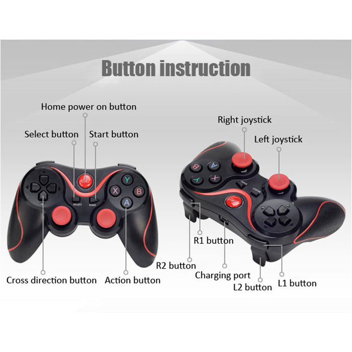 Gamepad Bluetooth 2.0 Laptop, Tableta, PC, Smart TV, Smart Box