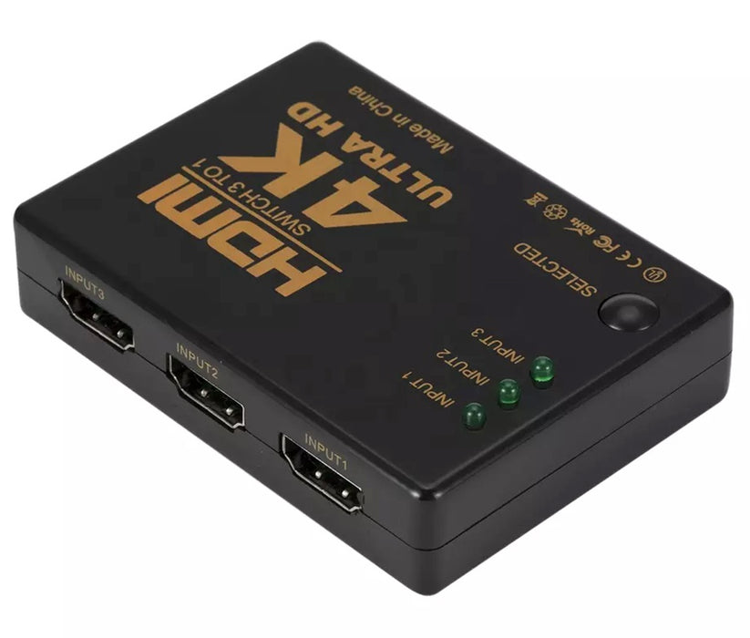 Splitter HDMI konzolokhoz/DVD vagy kék-ray/televízió/monitor lejátszókhoz